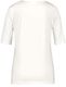 Gerry Weber Collection Half sleeve shirt with satin detail - white (99700)