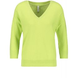 Gerry Weber Edition 3/4 sleeve sweater with linen content - green (50934)