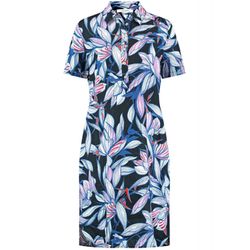 Gerry Weber Edition Linen dress - blue/pink (08038)