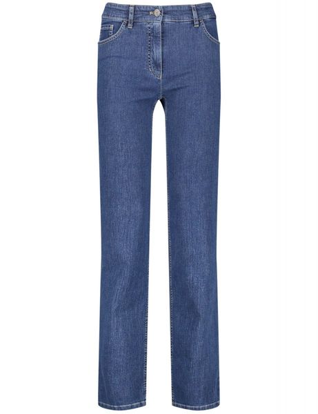 Gerry Weber Edition 5-Pocket Trousers Straight Fit - blue (87300)