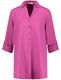 Gerry Weber Edition Linen long blouse with side slits - pink/purple (30903)