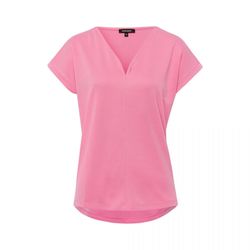 More & More T-Shirt mit V-Ausschnitt  - pink (0842)