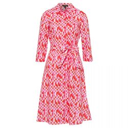 More & More Shirt dress with graphic print - pink/orange (3840)