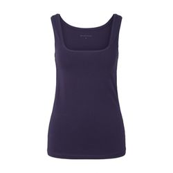 Tom Tailor Top avec encolure carrée - bleu (11331)