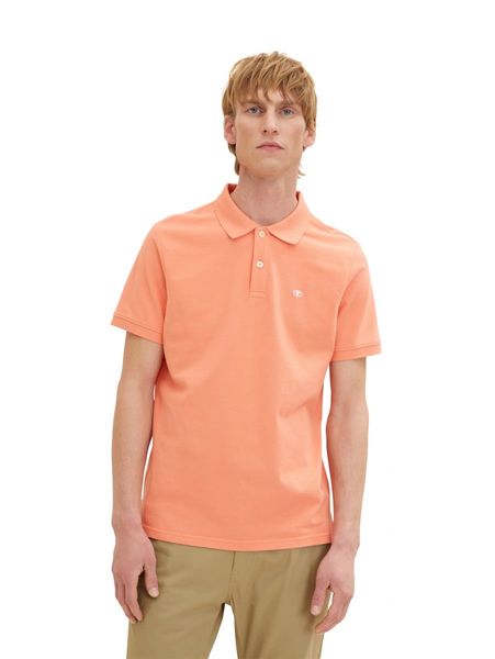 Tom Tailor Basic polo with logo - red (10926)