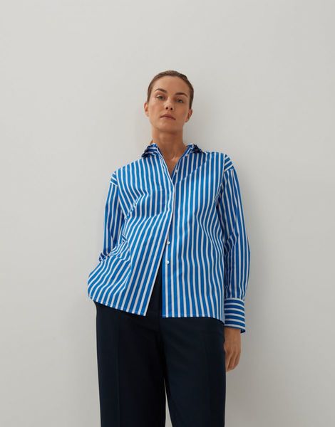 someday Shirt blouse - Zoplara stripe - blue (60017)