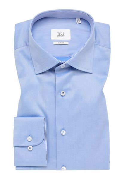 Eterna Gentle Shirt Slim Fit - bleu (13)