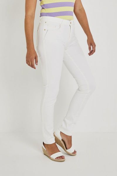 Para Mi Jeans - Celine Fancy - white (2)