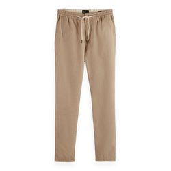 Scotch & Soda Pants with linen - brown (137)