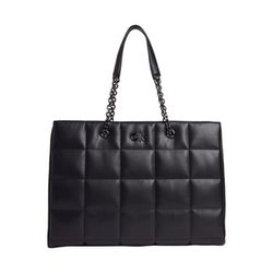 Calvin Klein Handtasche mit Steppmuster - schwarz (BAX)