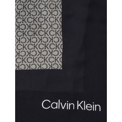 Calvin Klein Logo-Schal - schwarz (BAX)