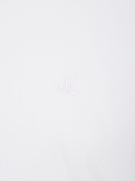 Calvin Klein Jeans CK CHEST LOGO SLIM STRETCH SHIRT - blanc (YAF)