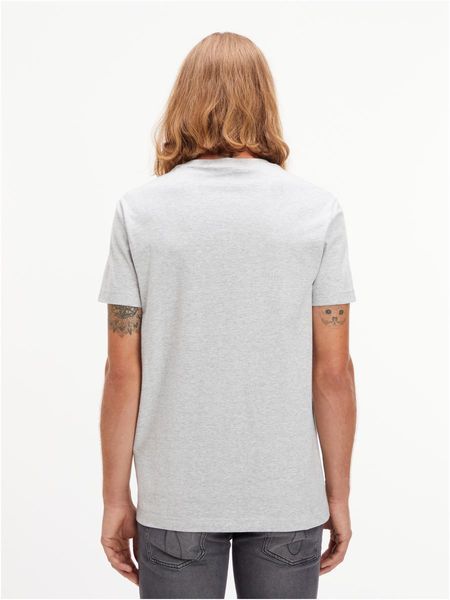 Calvin Klein Jeans Monogramm-T-Shirt Aus Bio-Baumwolle - grau (P01)