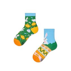 Many Mornings Socks - Easter Bunny - yellow/blue (00)