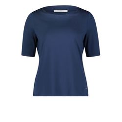 Betty & Co Basic shirt with 1/2 sleeve - blue (8543)