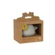 Lässig Bath toy natural rubber - whale - gray (00)