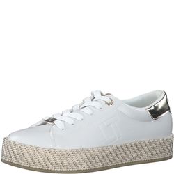 Tamaris Sneaker with gold details - white (190)