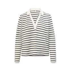 s.Oliver Red Label Long-sleeved shirt with a striped pattern - white (02G2)