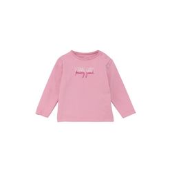 s.Oliver Red Label Longsleeve with front print - pink (4350)