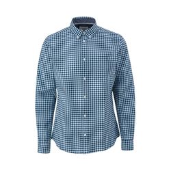s.Oliver Red Label Cotton stretch check shirt   - blue (53N1)