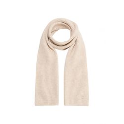 comma Knitted scarf with wool  - beige (8143)