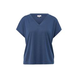 s.Oliver Red Label T-shirt in modal blend - blue (5722)