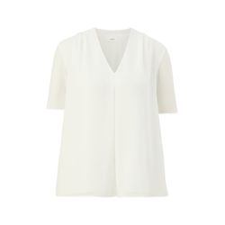 s.Oliver Black Label V-neck blouse - white (0200)