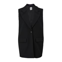 Q/S designed by Vest with flap pockets  - black (9999)