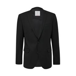 s.Oliver Red Label Slim: Viscose mix jacket - black (9999)