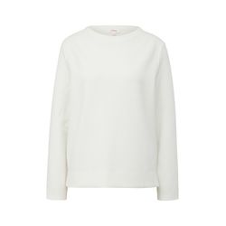 s.Oliver Red Label Viscose mix jacquard sweater - white (0210)