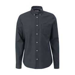 s.Oliver Red Label Slim : chemise en coton mélangé - bleu (59G3)