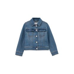 s.Oliver Red Label Denim jacket with ruffle detail   - blue (55Z1)