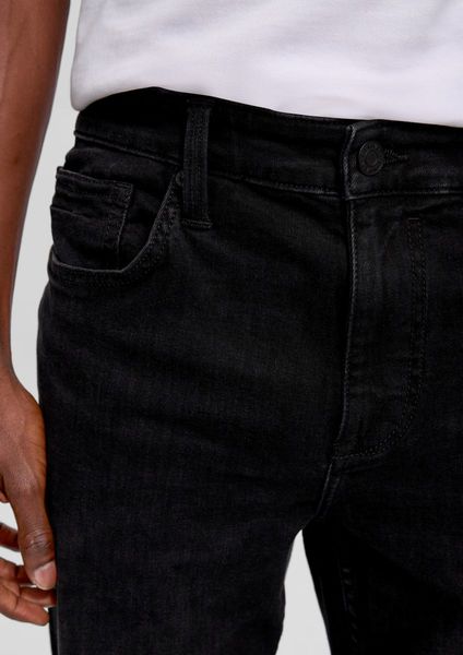 s.Oliver Red Label Slim: Cotton stretch jeans  - black (99Z2)