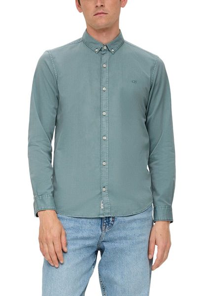 Q/S designed by Slim: Cotton shirt - blue (6348)