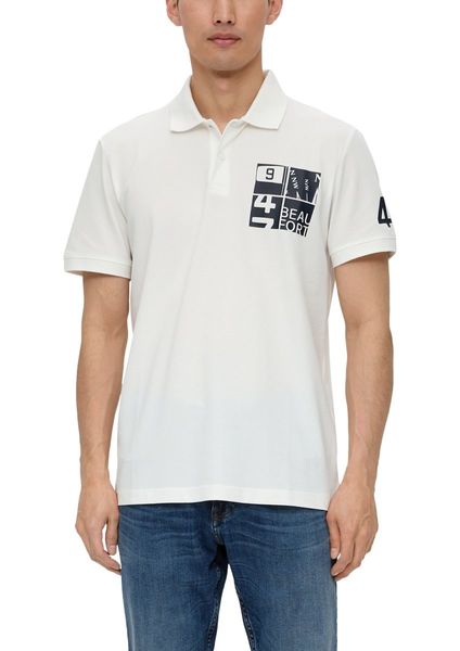 s.Oliver Red Label Polo en coton stretch - blanc (01D1)