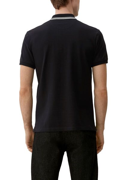 s.Oliver Red Label Polo shirt with patch - black (9999)