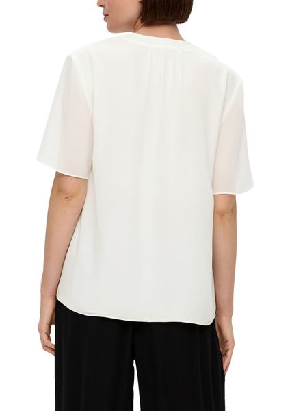 s.Oliver Black Label V-neck blouse - white (0200)