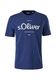s.Oliver Red Label Regular fit : T-shirt avec logo imprimé - bleu (56D1)