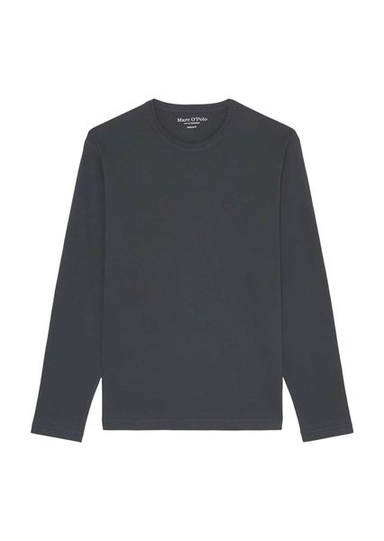 Marc O'Polo T-Shirt manches longues avec logo - bleu (898)