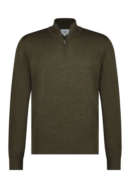 State of Art Jumper with zip - green (3700)
