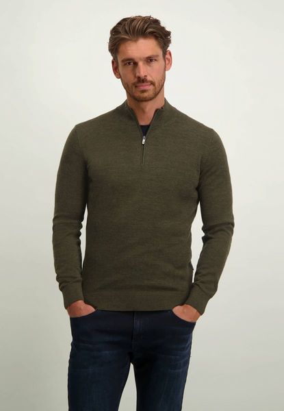 State of Art Jumper with zip - green (3700)