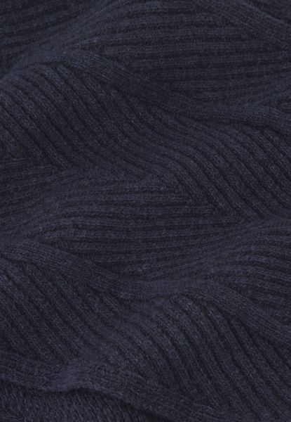 State of Art Scarf with textured pattern - blue (5900)