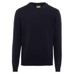Camel active Fine knit jumper in pure wool - blue (47)