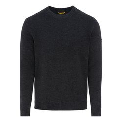Camel active Fine knit jumper in pure wool - gray (87)