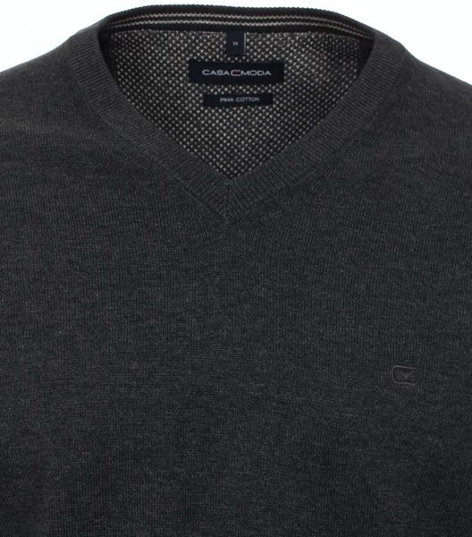 Casamoda V-neck jumper - gray (782)