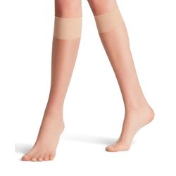 Falke Knee socks - Shelina 12 DEN - beige (4169)