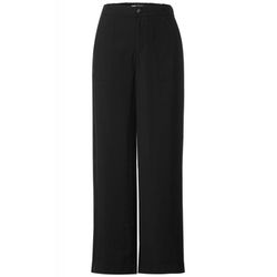 Street One Casual fit trousers in cupro - black (10001)