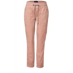 Street One Loose Fit Cordhose - pink (14945)
