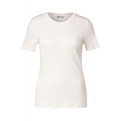 Street One Shirt with round neck - white (10108)
