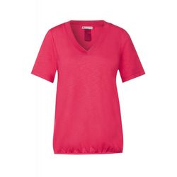 Street One Shirt à col côtelé - rouge (15190)